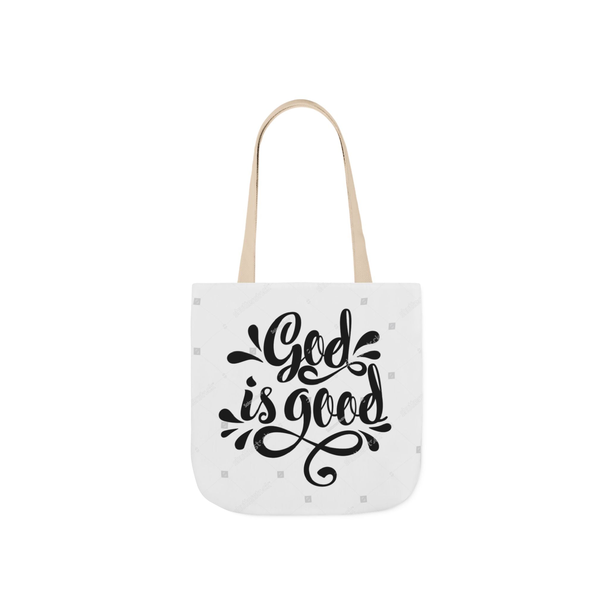 GOD is GOOD Canvas Tote Bag — Inspirational Religious Scripture Tote