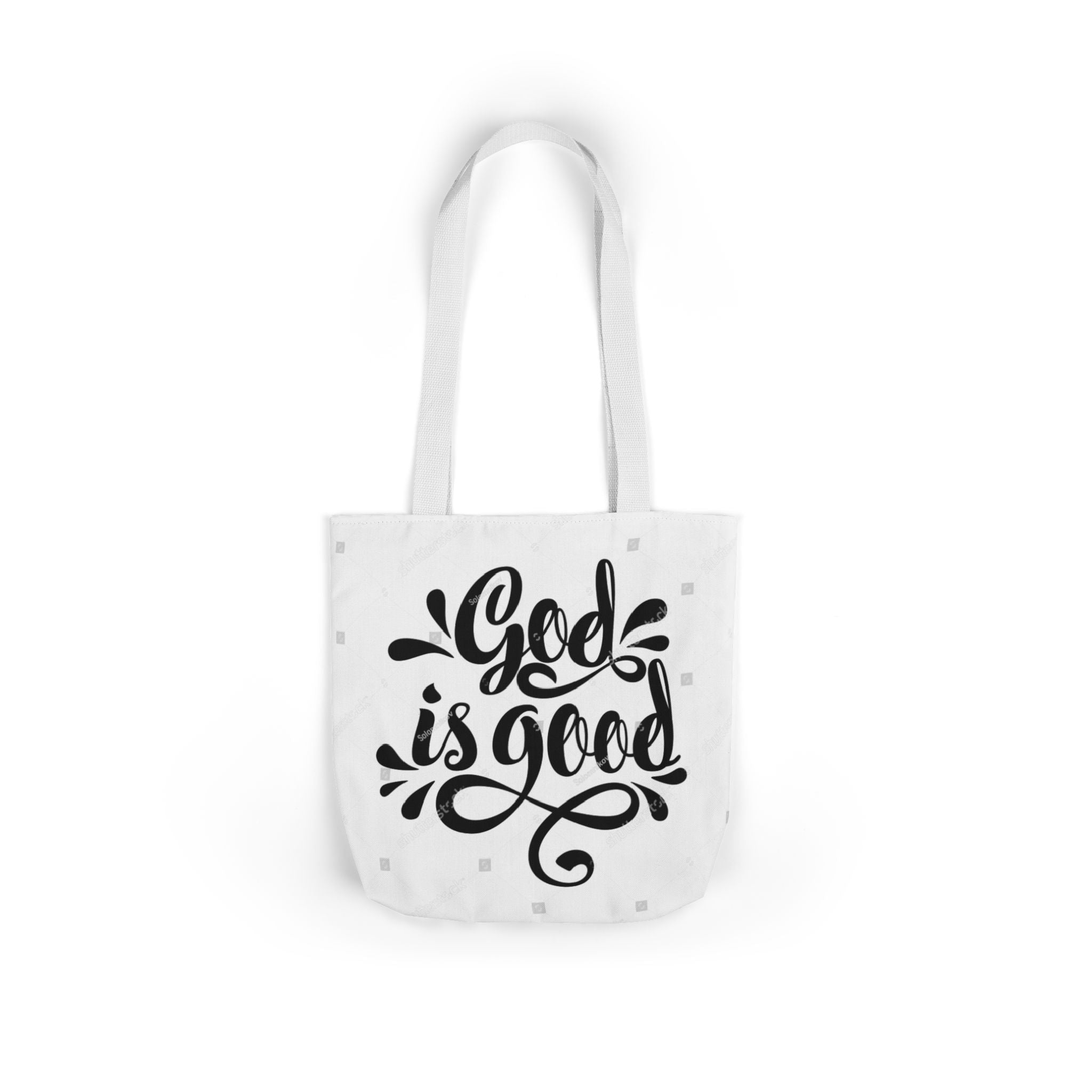GOD is GOOD Canvas Tote Bag — Inspirational Religious Scripture Tote