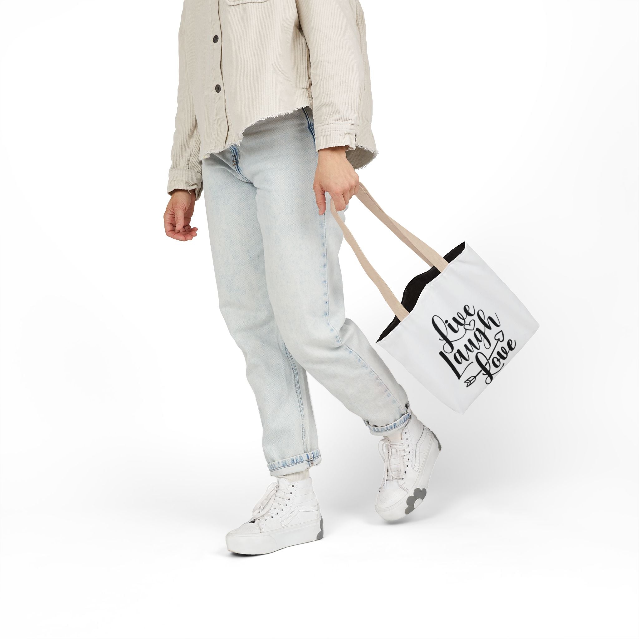 Canvas Tote Bag — Minimal 'RAAR' Logo Cotton Shopper