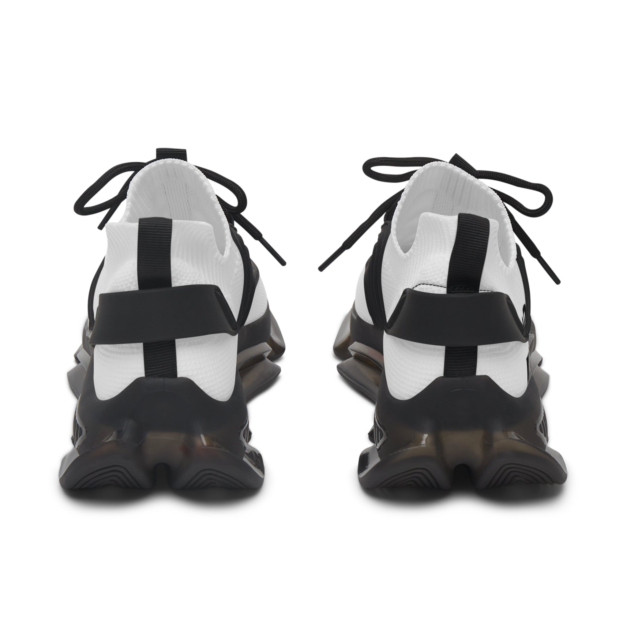 Women's White Mesh Sneakers — Lightweight Breathable Athletic Shoes with 'RAAR' Accent