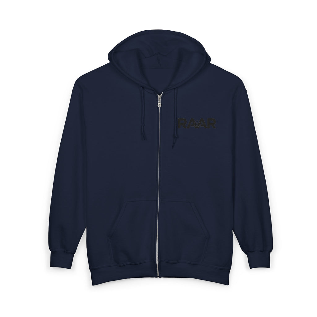 RAAR women Full-Zip Hoodie — Classic Comfort Zip-Up Sweatshirt