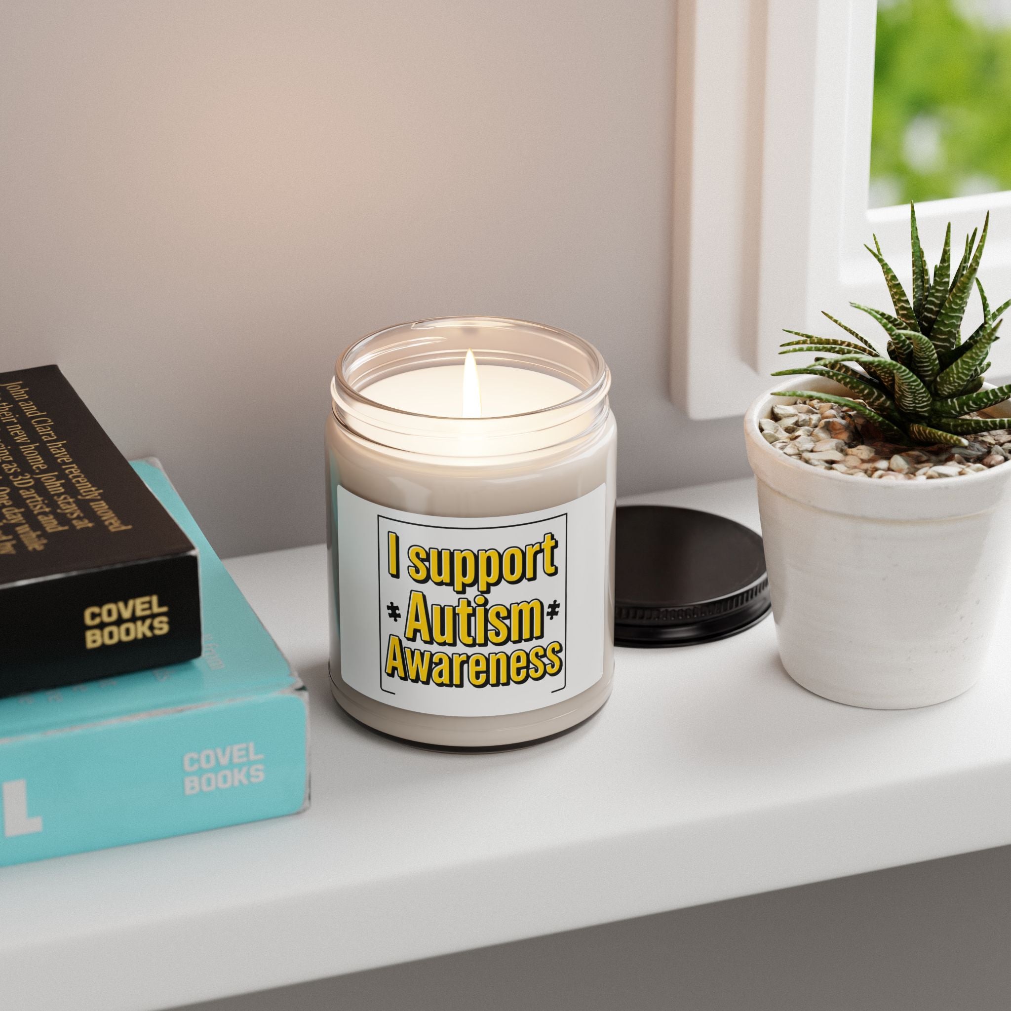 Affirming Autistic Pride Soy Candle | Neurodiversity, Sensory-Friendly