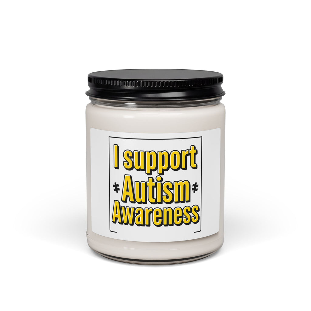 Affirming Autistic Pride Soy Candle | Neurodiversity, Sensory-Friendly
