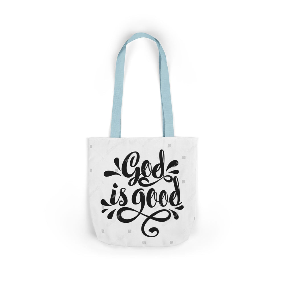 GOD is GOOD Canvas Tote Bag — Inspirational Religious Scripture Tote