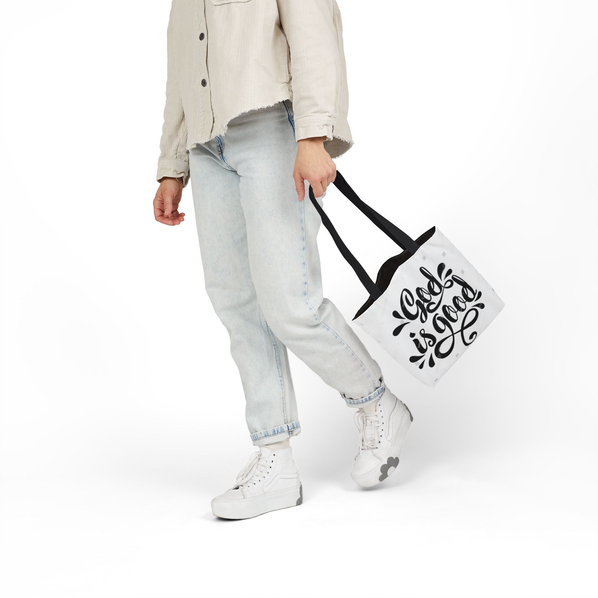 GOD is GOOD Canvas Tote Bag — Inspirational Religious Scripture Tote