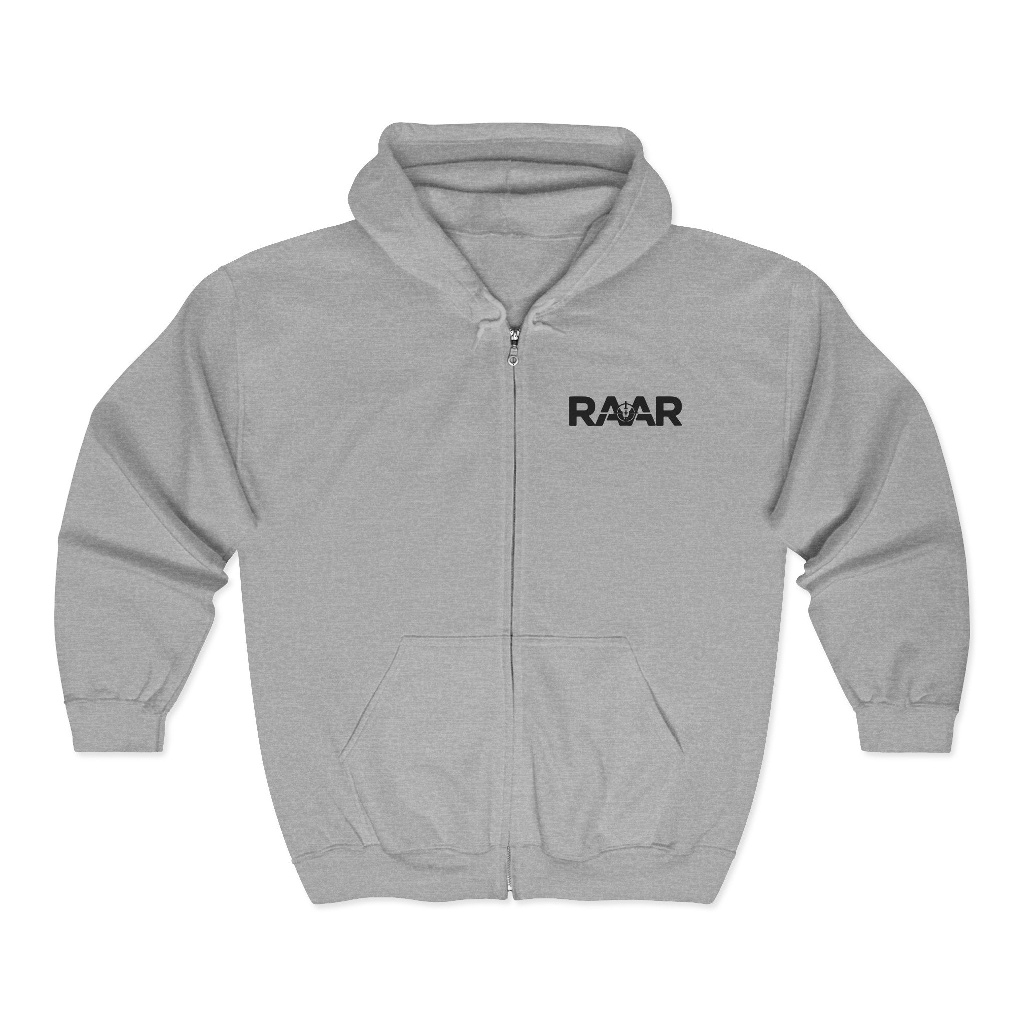 RAAR women Full-Zip Hoodie — Classic Comfort Zip-Up Sweatshirt