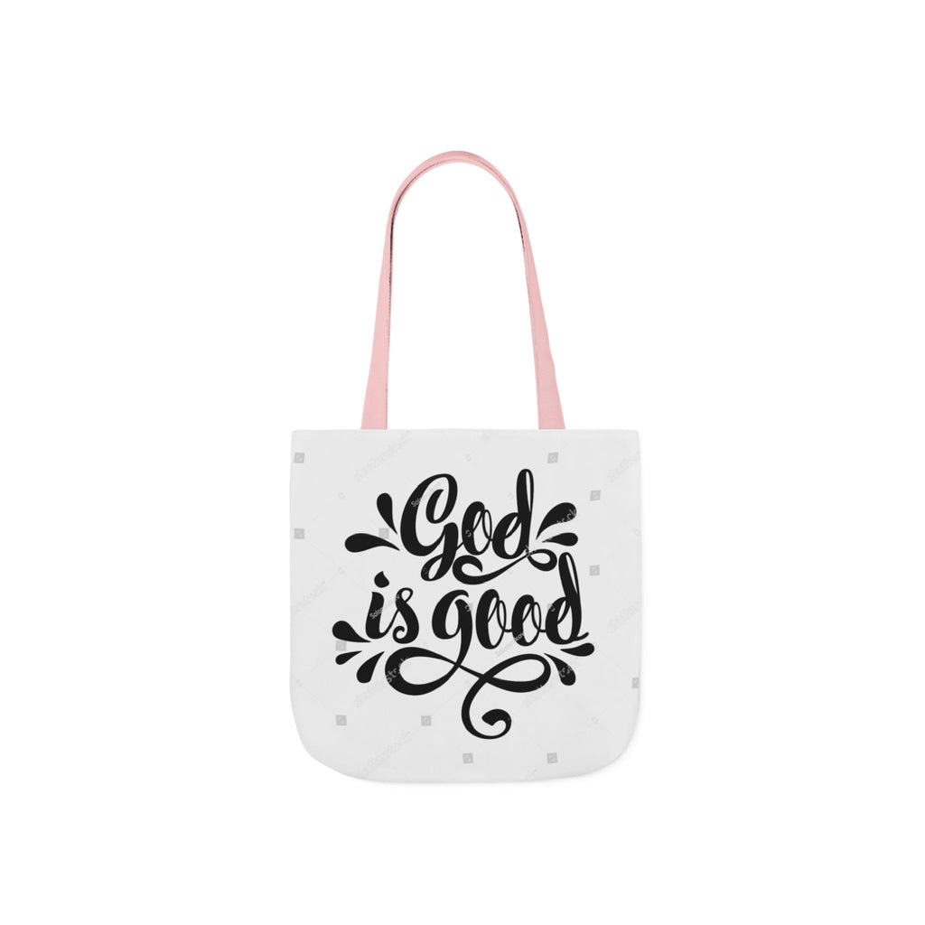 GOD is GOOD Canvas Tote Bag — Inspirational Religious Scripture Tote