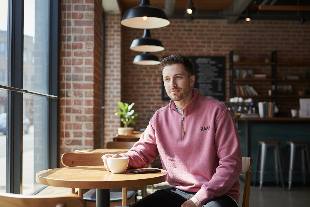 RAAR Quarter-Zip Sweatshirt Pullover -men