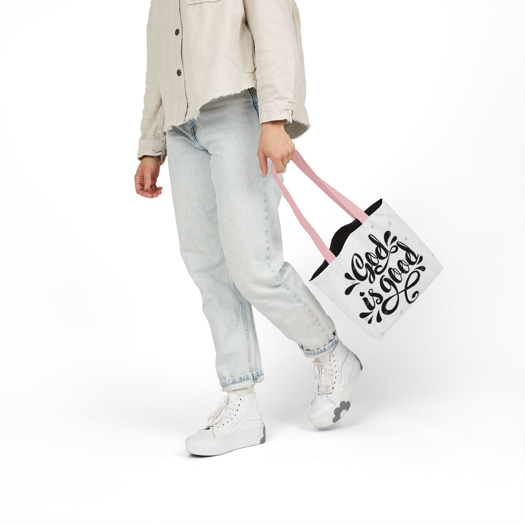 GOD is GOOD Canvas Tote Bag — Inspirational Religious Scripture Tote