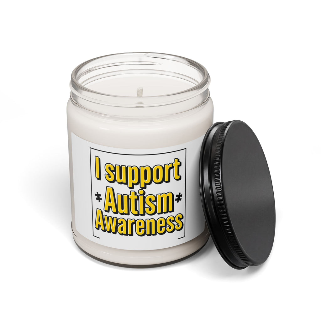 Affirming Autistic Pride Soy Candle | Neurodiversity, Sensory-Friendly