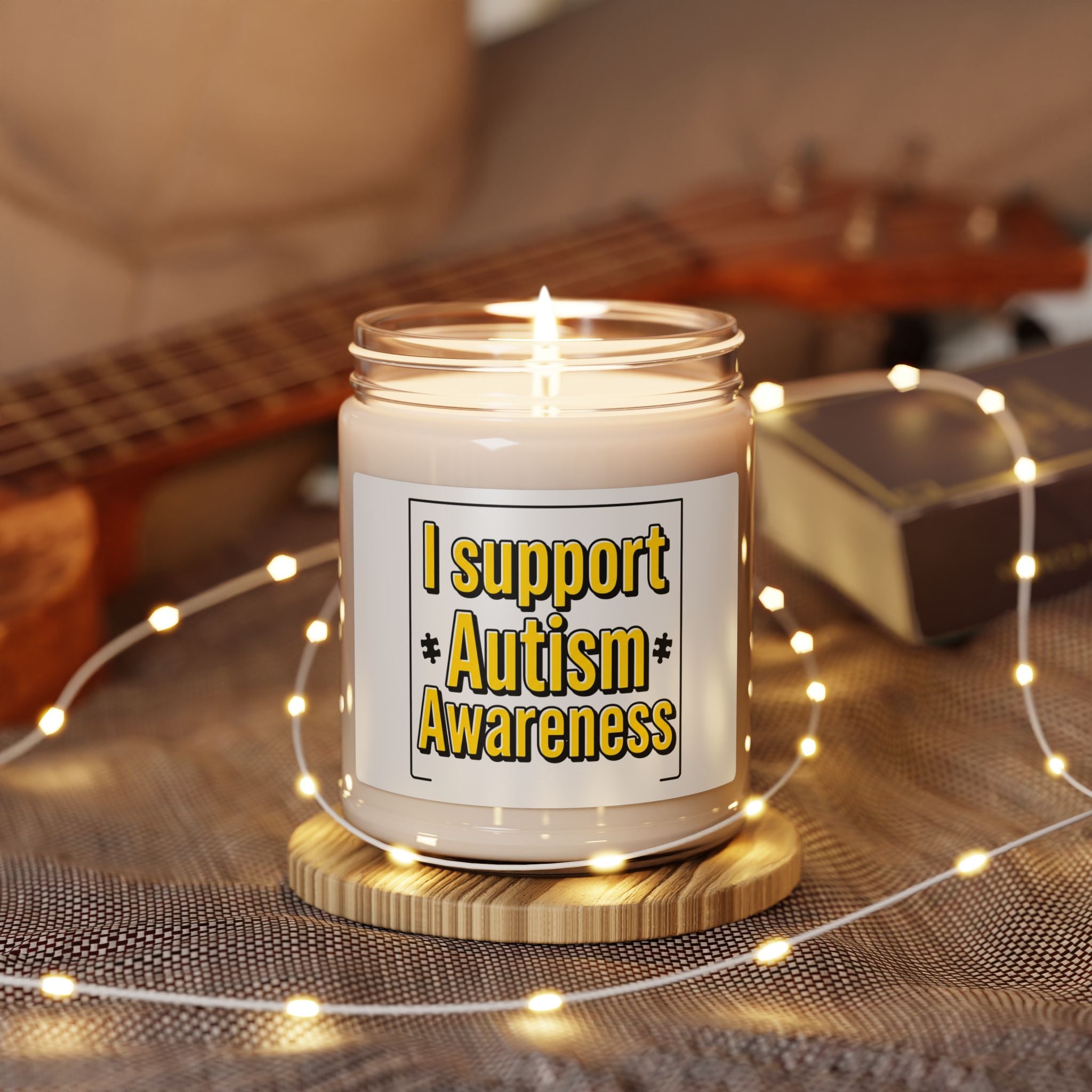 Affirming Autistic Pride Soy Candle | Neurodiversity, Sensory-Friendly