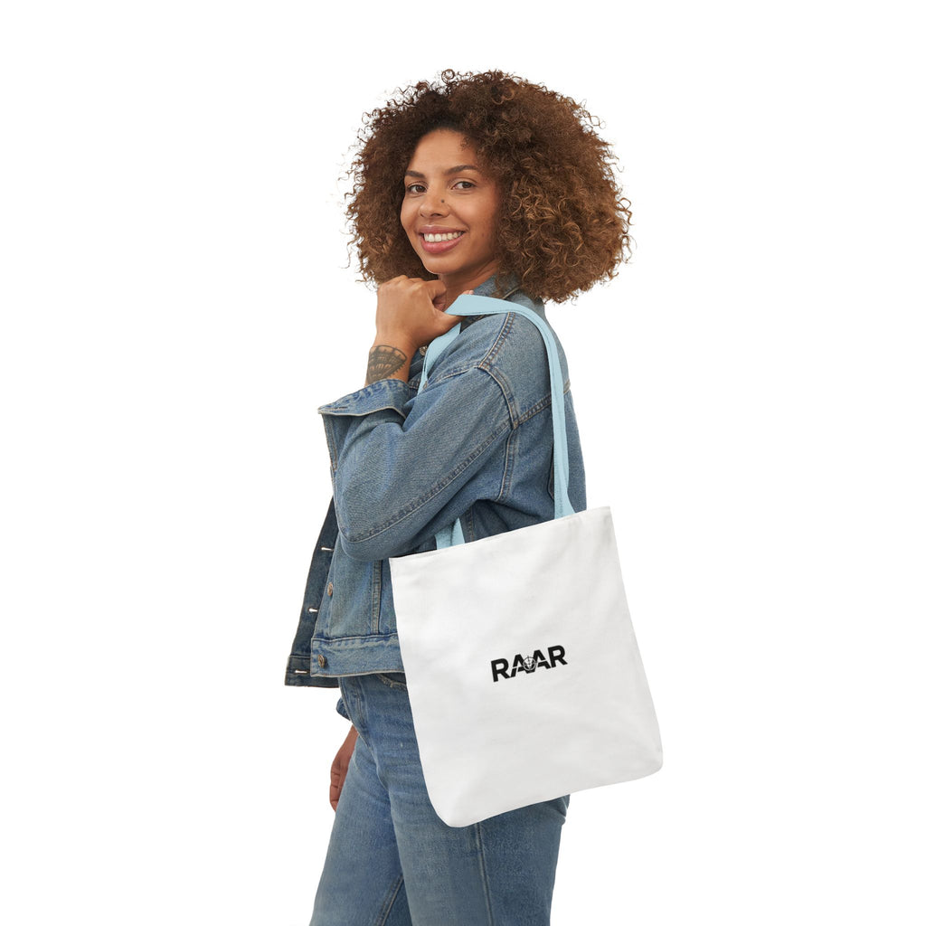Canvas Tote Bag — Minimal 'RAAR' Logo Cotton Shopper