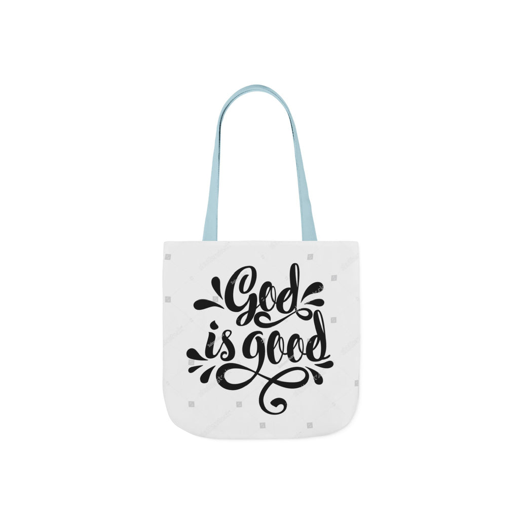 GOD is GOOD Canvas Tote Bag — Inspirational Religious Scripture Tote