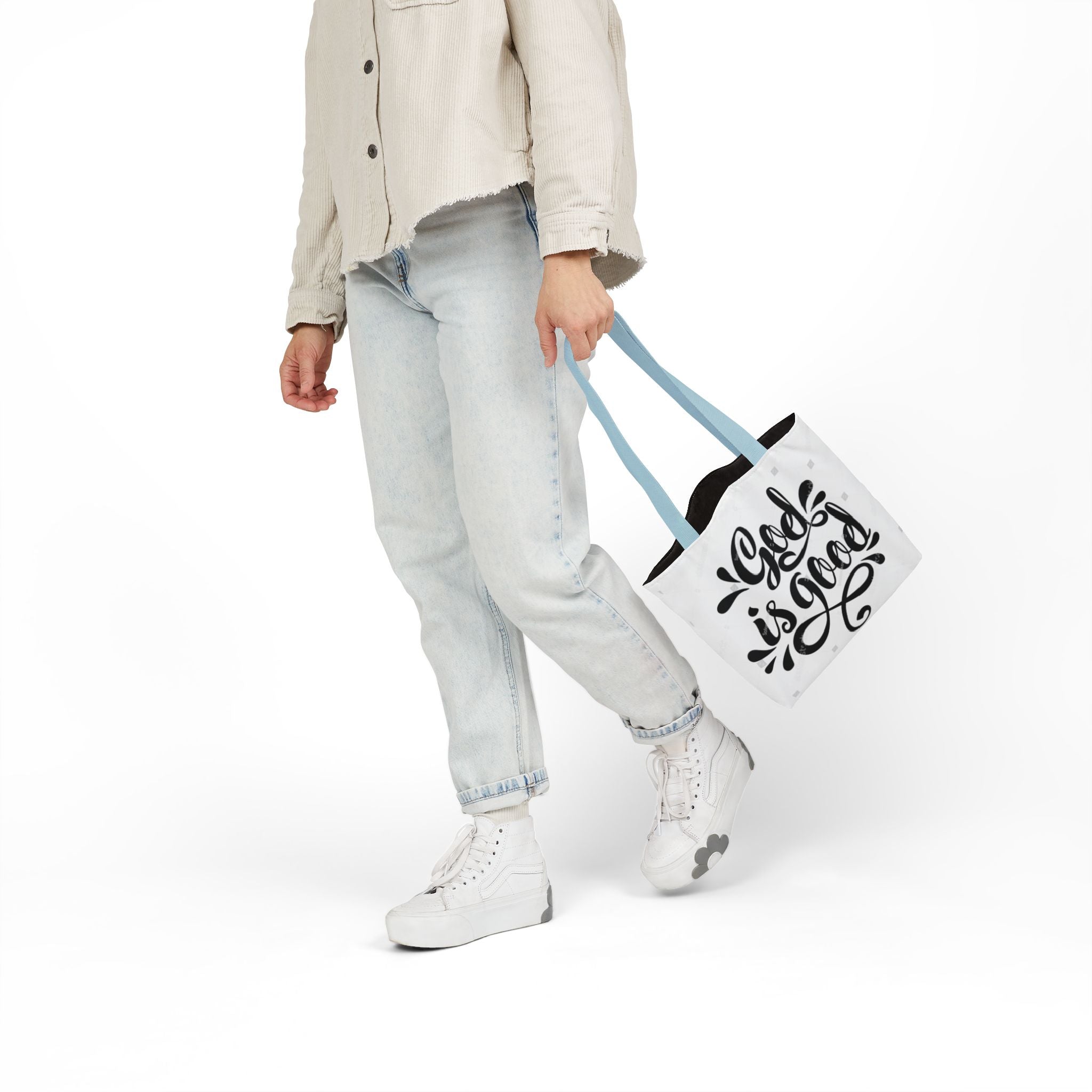 GOD is GOOD Canvas Tote Bag — Inspirational Religious Scripture Tote