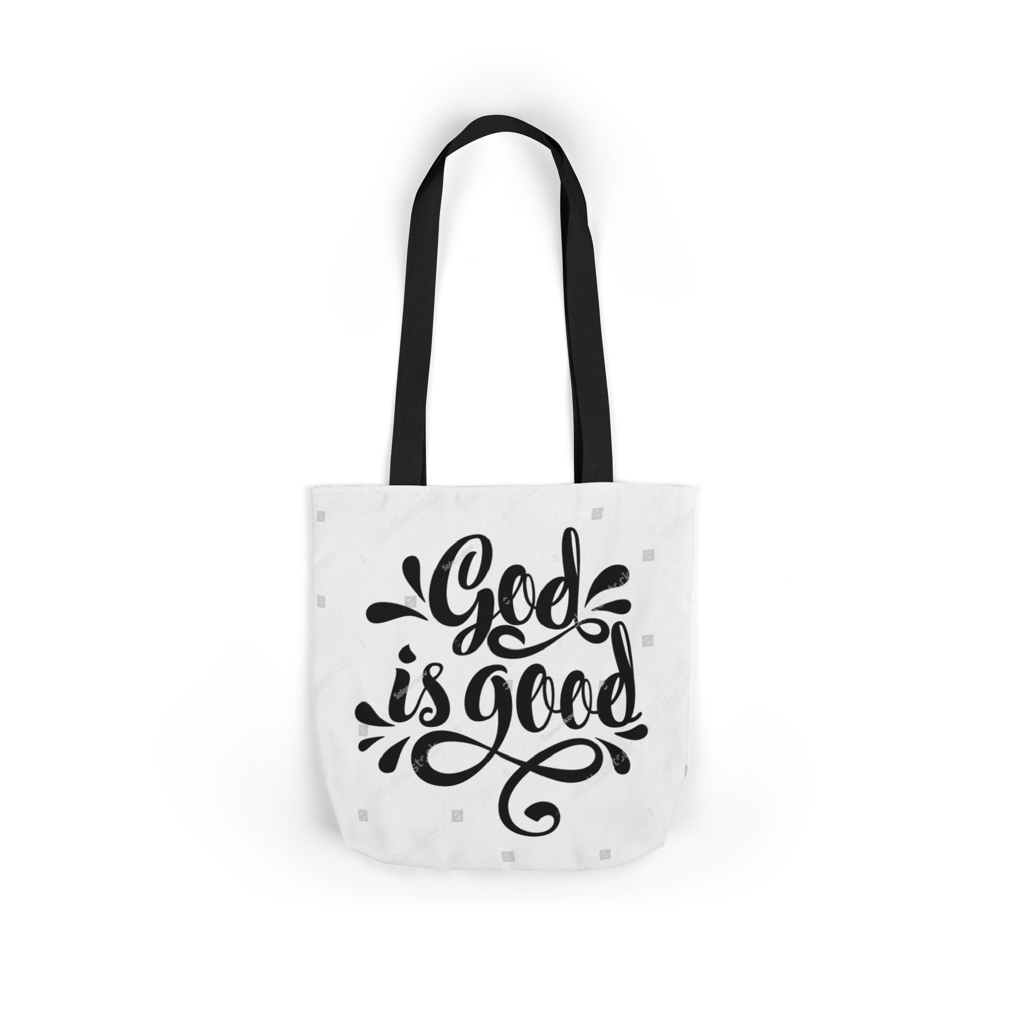 GOD is GOOD Canvas Tote Bag — Inspirational Religious Scripture Tote