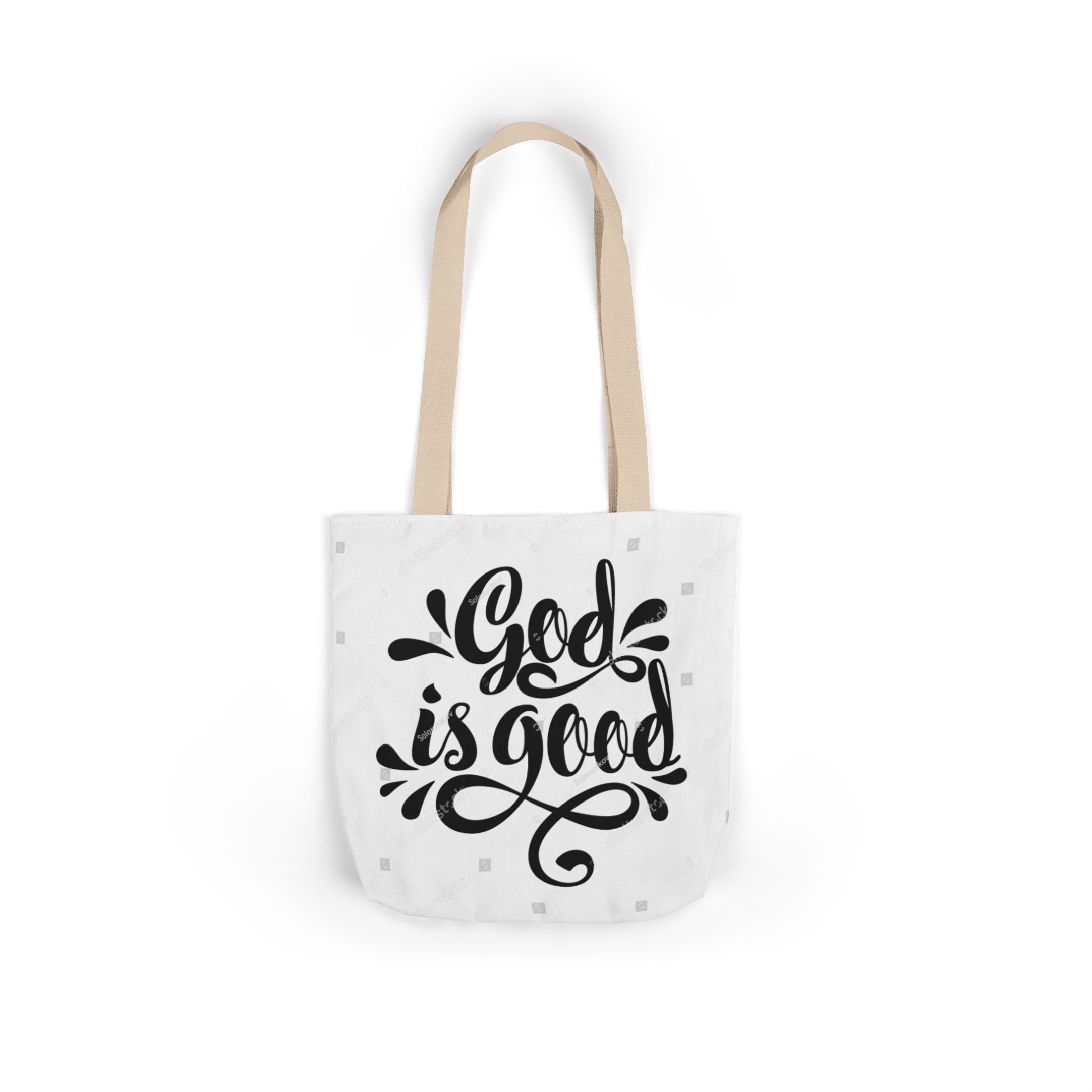 GOD is GOOD Canvas Tote Bag — Inspirational Religious Scripture Tote