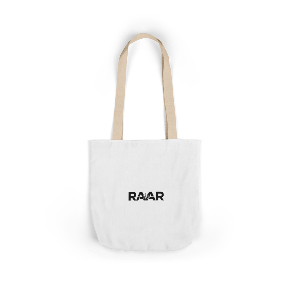 Canvas Tote Bag — Minimal 'RAAR' Logo Cotton Shopper