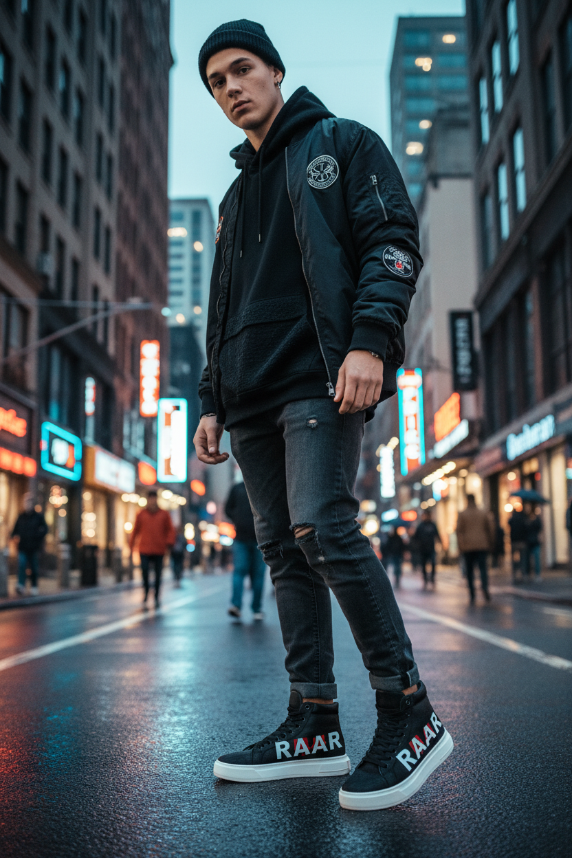 RAAR High-Top Sneaker - Lifestyle Shot