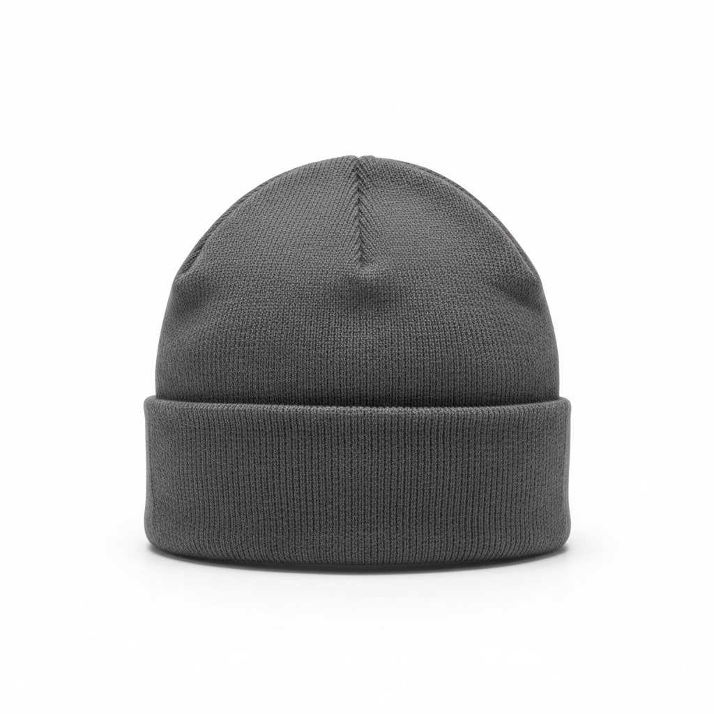 Gray tactical beanie