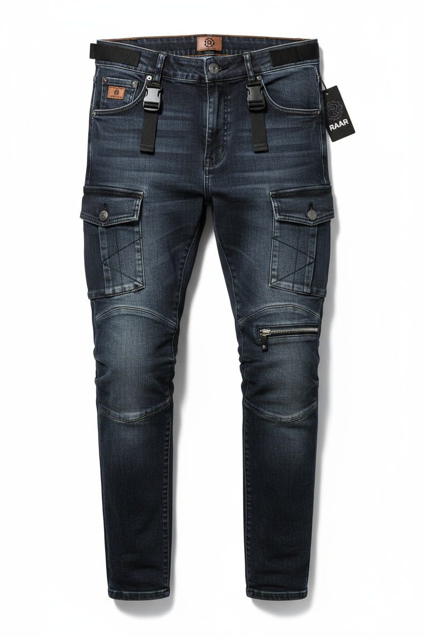 RAAR Urban Ops Jeans Dark Wash tactical slim fit denim