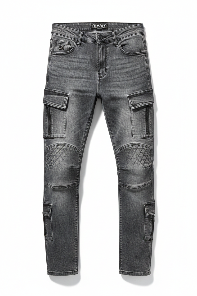 RAAR Urban Ops Jeans Gray tactical slim fit denim