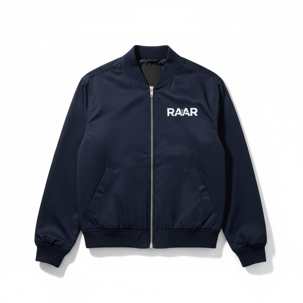 RAAR Navy Bomber Jacket