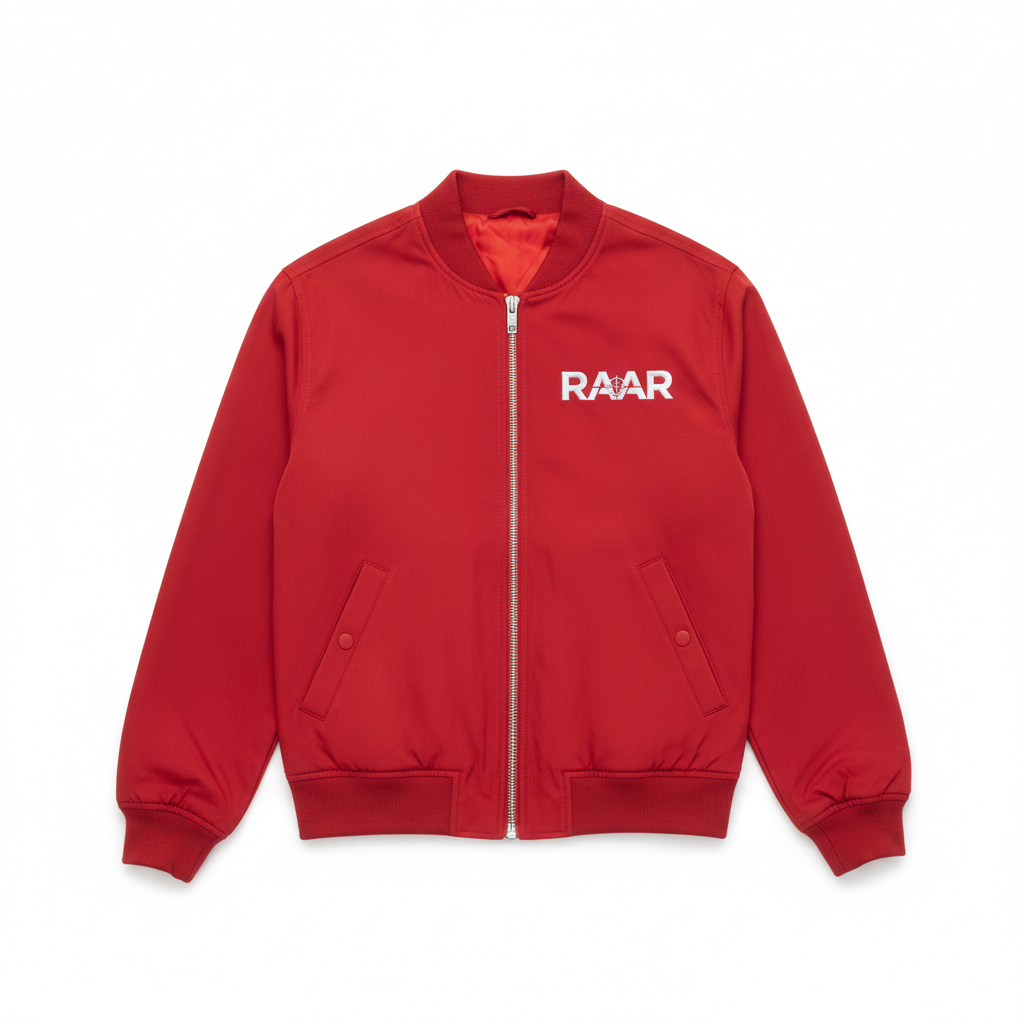 RAAR Red Bomber Jacket